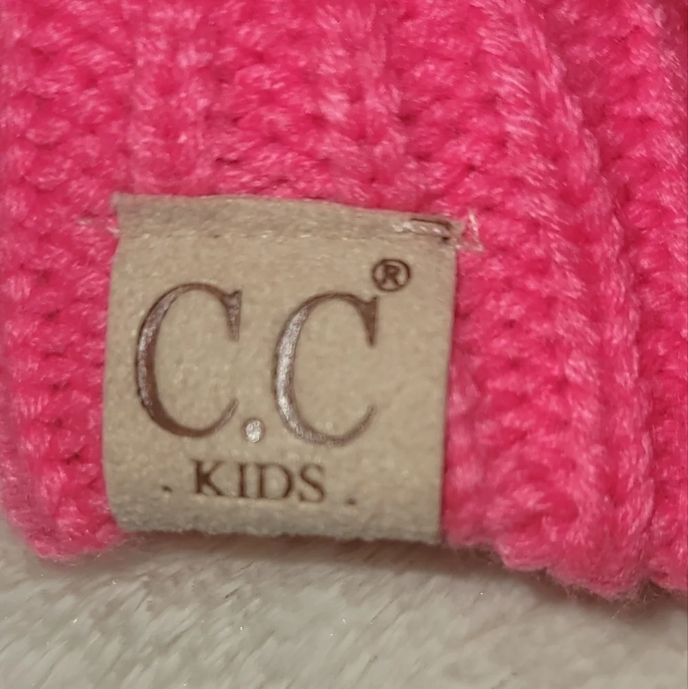 C.C. Kids Pom Beanie Winter Hat
